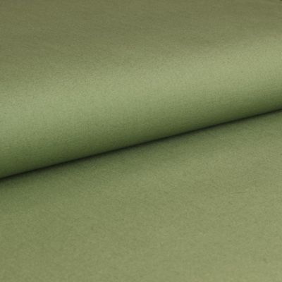 Coupon 80 x 160 cm · Popeline biologique · Unie · Vert cèdre