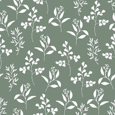 Popeline coton biologique GOTS · Elegant Flower · Collection Elegant Forest · Exclusivité Cousu Bio