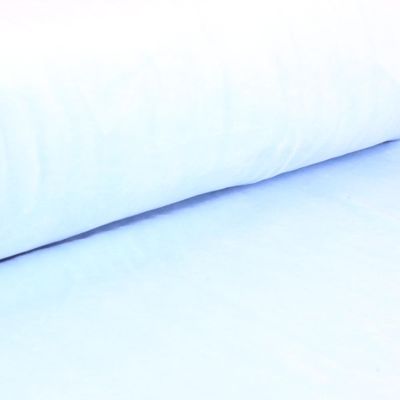 Coupon 70 x 165 cm · Velours nicky biologique · Uni · Bleu ange