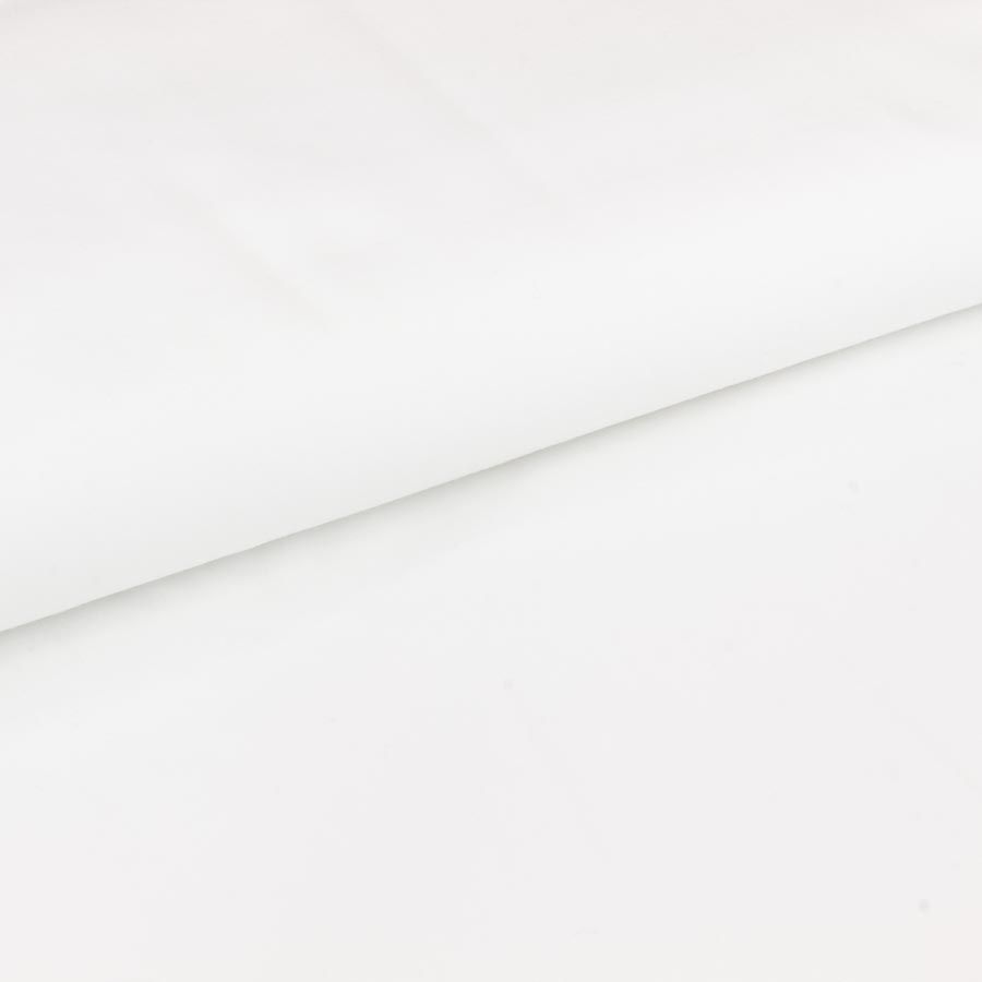 Coupon 75 x 155 cm · Popeline biologique · Unie · Blanc