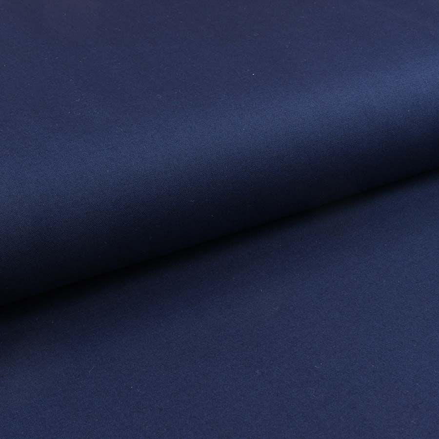 Coupon 15 x 160 cm · Popeline biologique · Unie · Blue navy