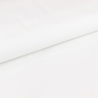 Coupon 70 x 155 cm · Popeline biologique · Unie · Blanc