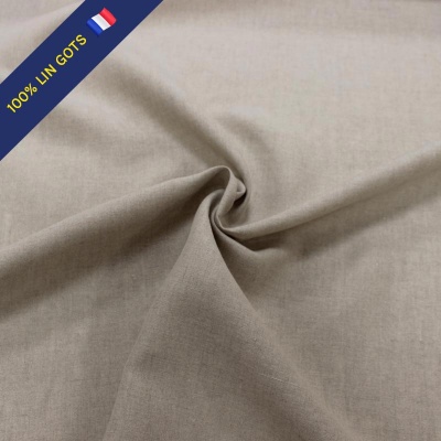 Coupon 30 x 150 cm · Toile 100% lin biologique · Flax · Fibre origine France